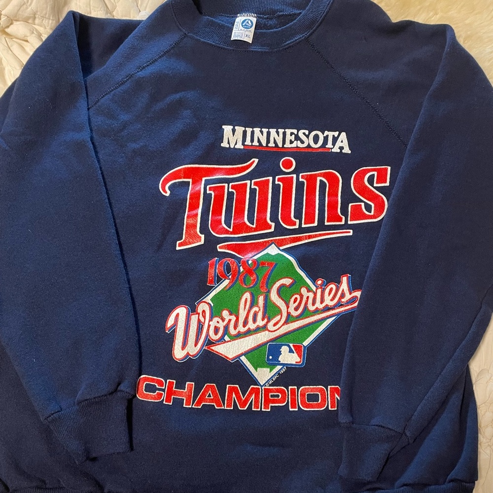 Vintage Minnesota Twins 1987 World Series Champions Crewneck